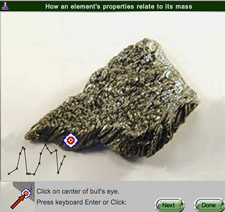 screen shot of Periodic Propertiesreal online lab